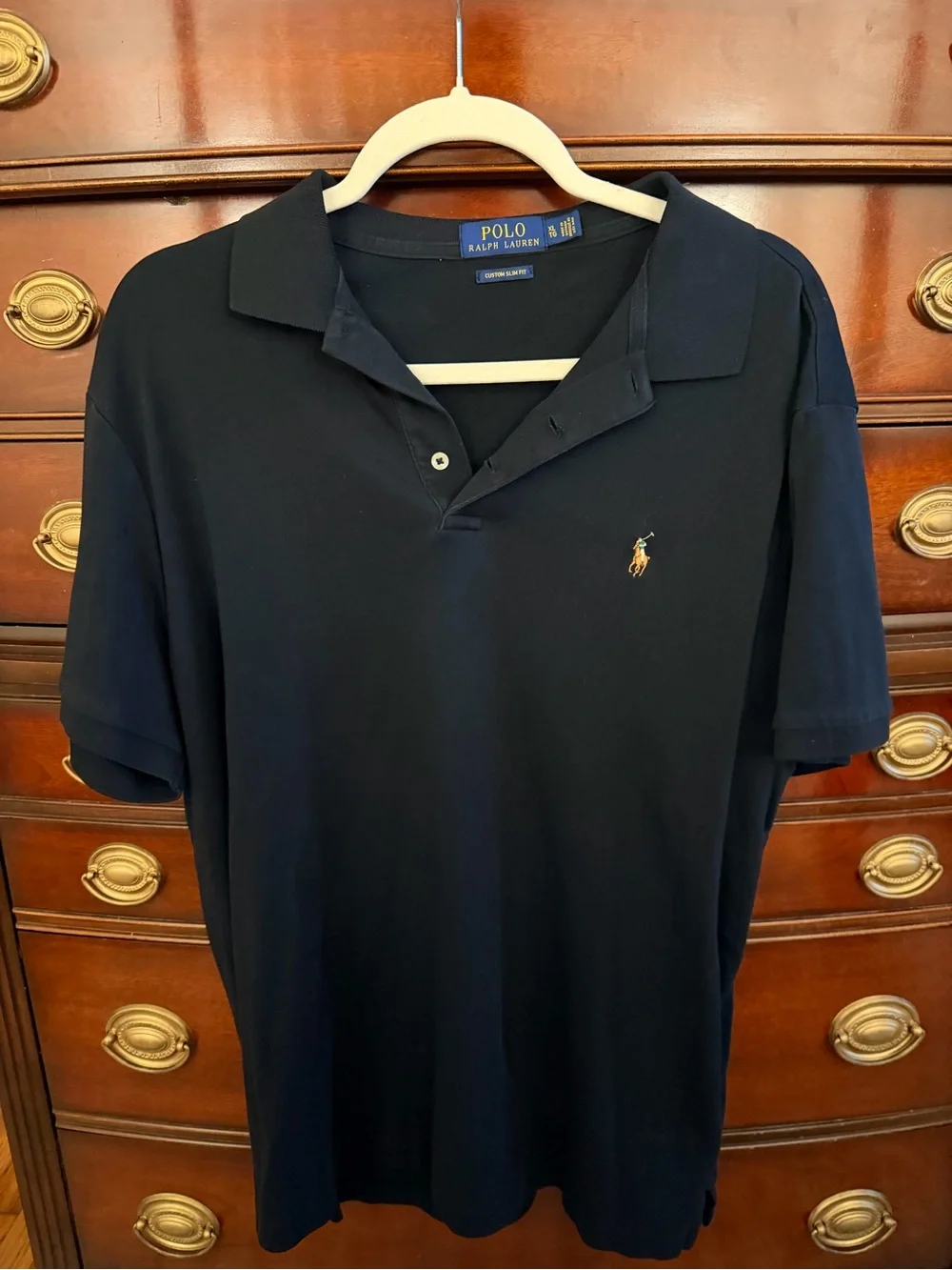 Polo by Ralph Lauren Navy Polo with Embroidered Pony